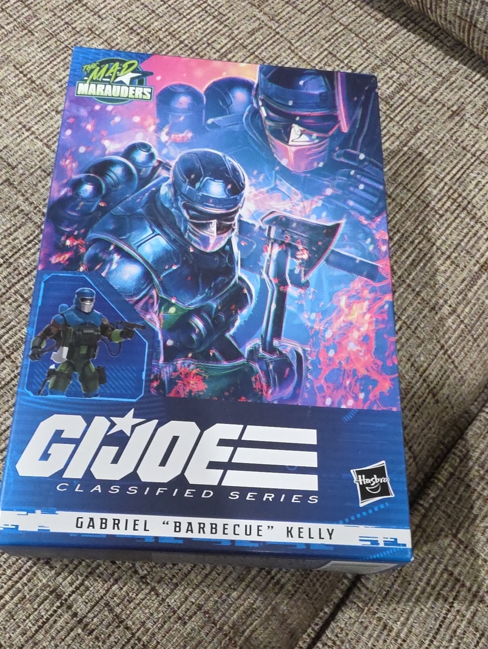 Hasbro G.I. Joe Classified Series Gabriel "Barbecue" Kelly Blue Purple